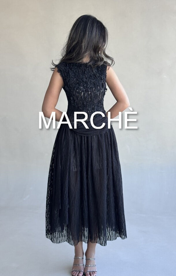 LACE-UP PARTY DRESS