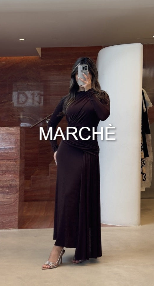 MODEST LONG EVENING DRESS