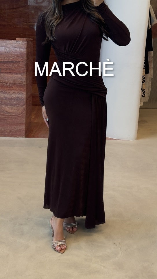 MODEST LONG EVENING DRESS