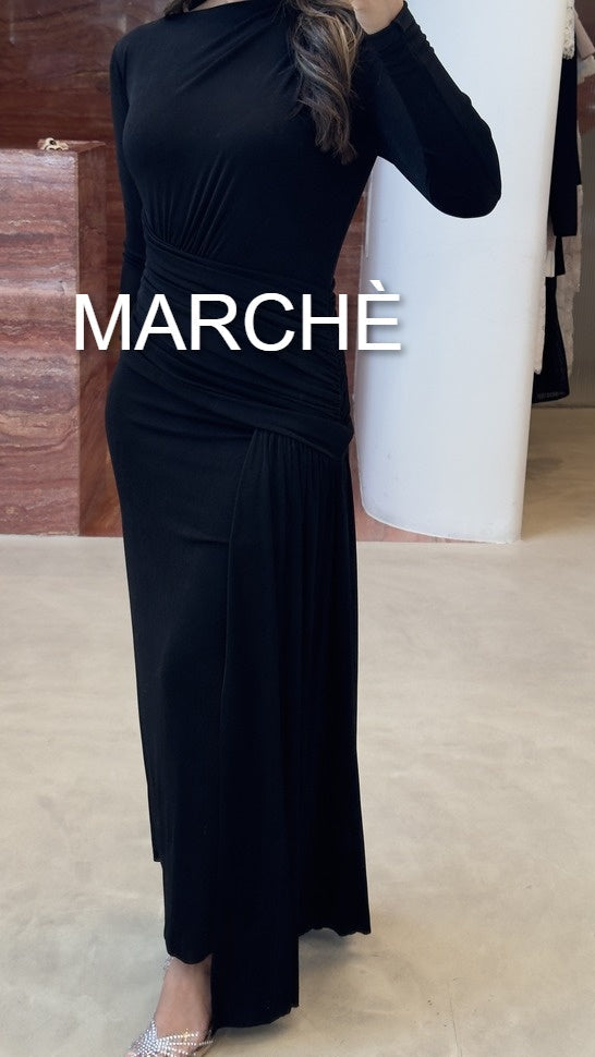 MODEST LONG EVENING DRESS