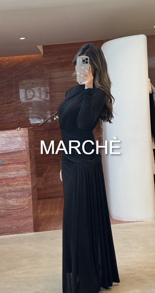 MODEST LONG EVENING DRESS