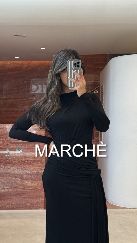 MODEST LONG EVENING DRESS