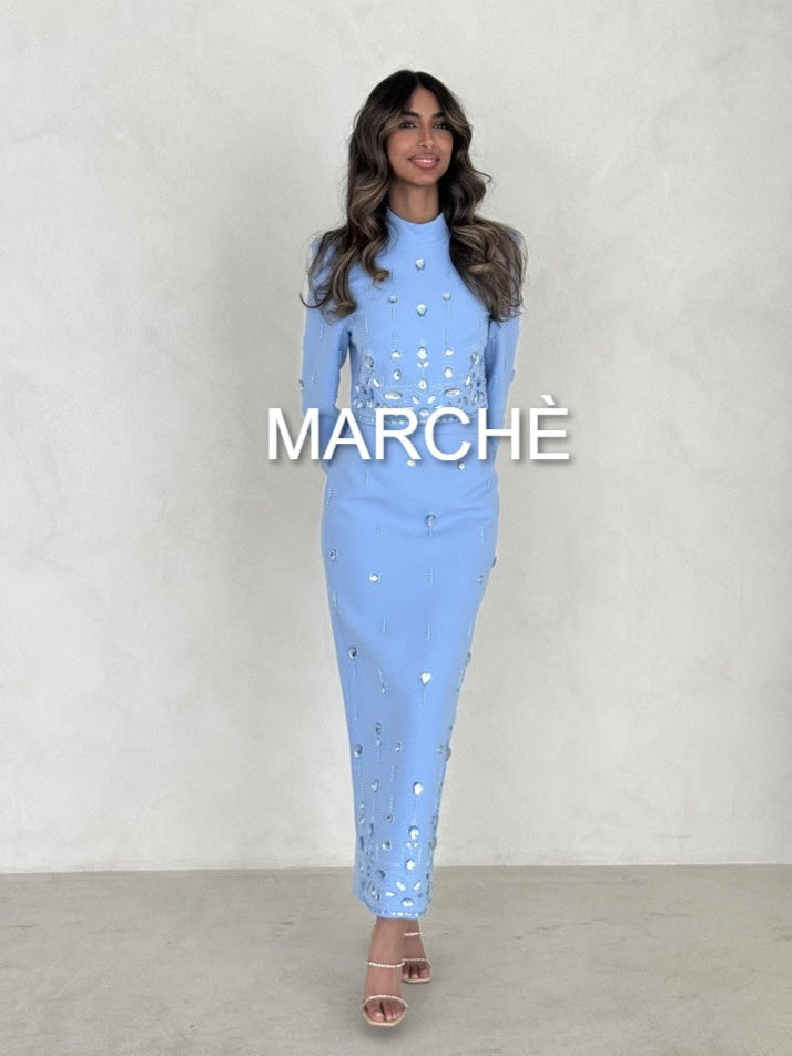 PC SET Stand Collar Top Zip Back Cropped Tops Long Skirts – Marché