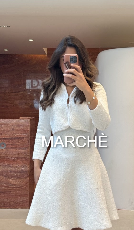 2 SET KNITWEAR CARDIGAN + DRESS