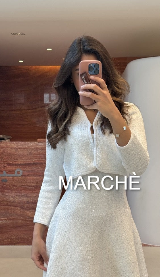 2 SET KNITWEAR CARDIGAN + DRESS