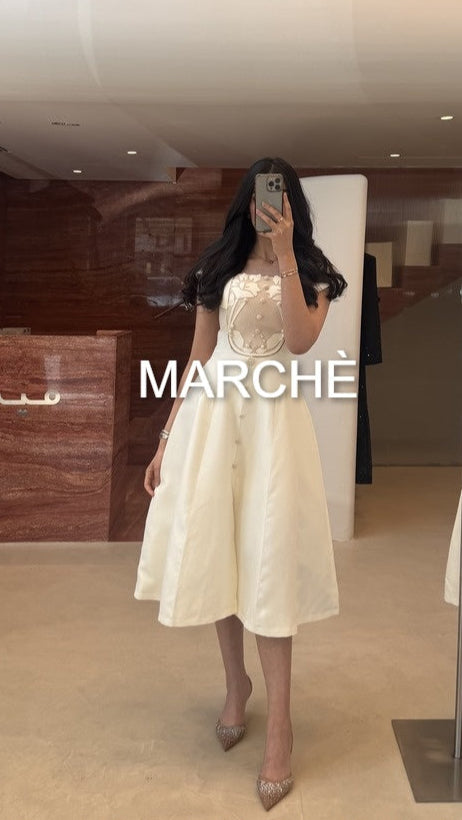BUTTONED STYLISH LONG DRESS