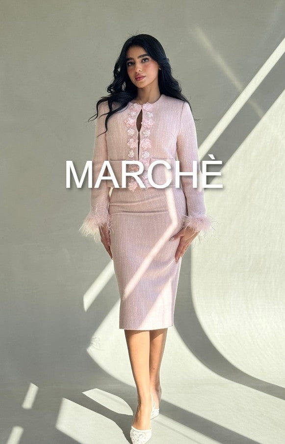 FEATHERED TWEED TWO PIECE SET