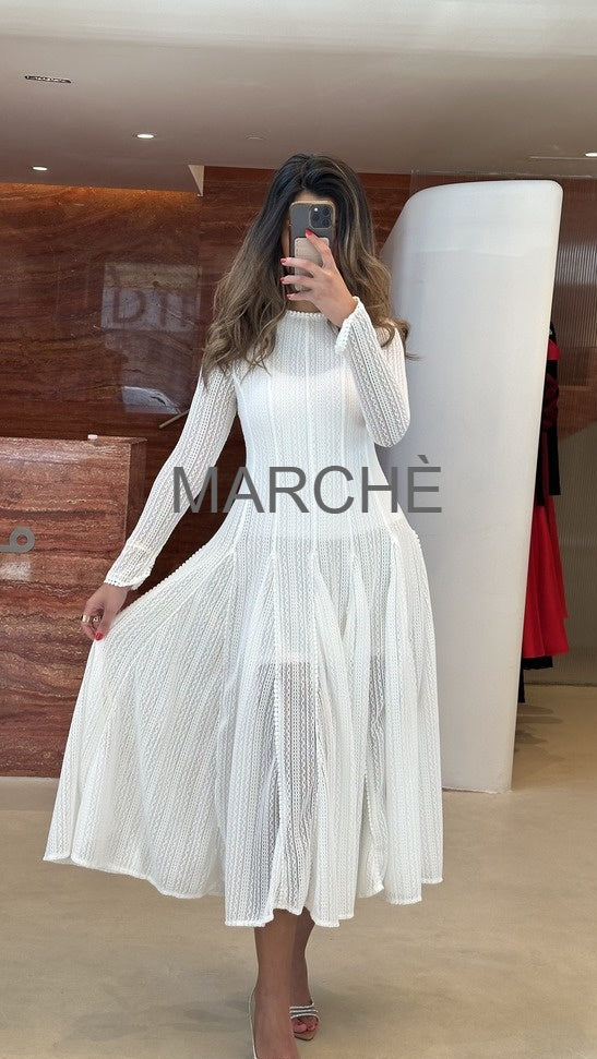 MESH EUROPEAN LONG DRESS