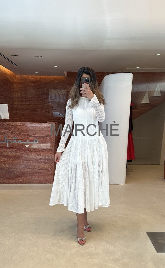 MESH EUROPEAN LONG DRESS