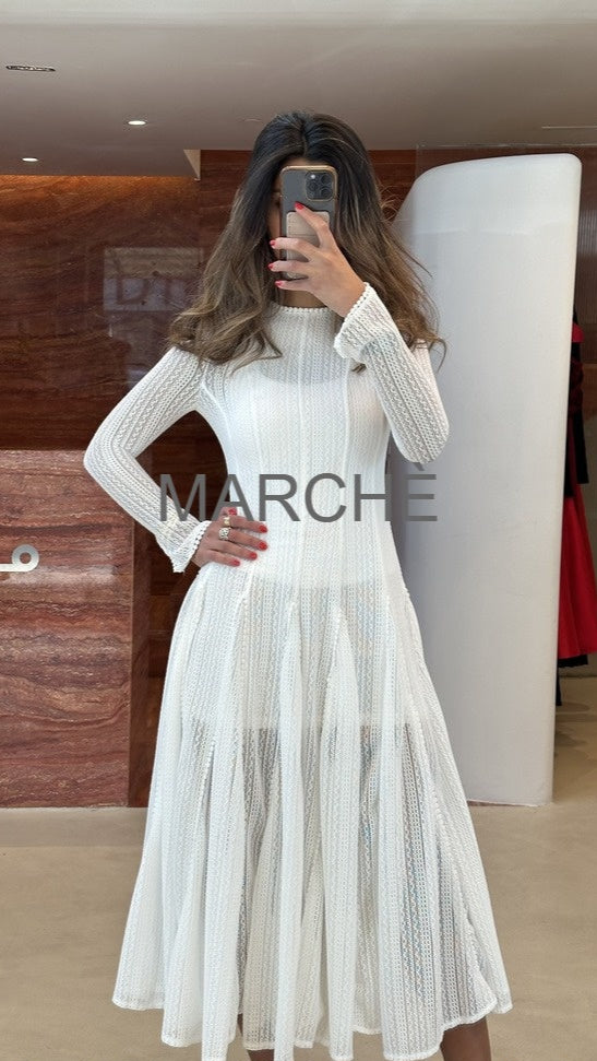 MESH EUROPEAN LONG DRESS