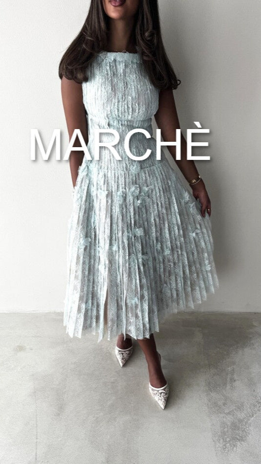 WOODEN STYLE LONG DRESS
