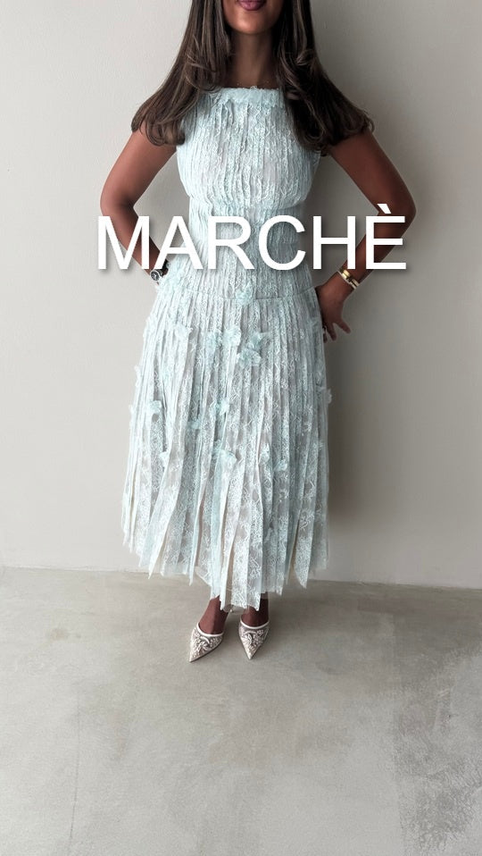 WOODEN STYLE LONG DRESS