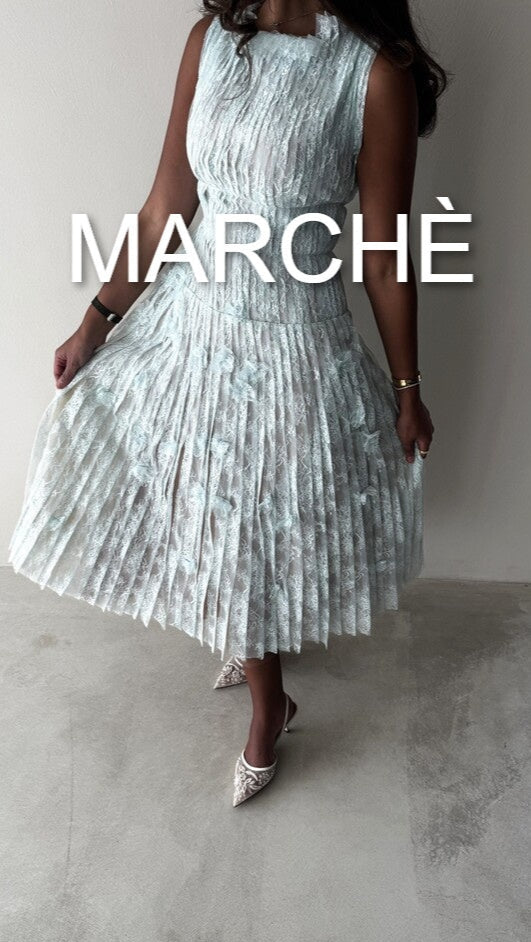 WOODEN STYLE LONG DRESS