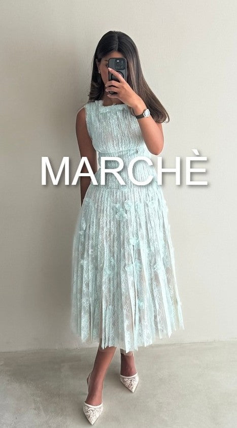 WOODEN STYLE LONG DRESS