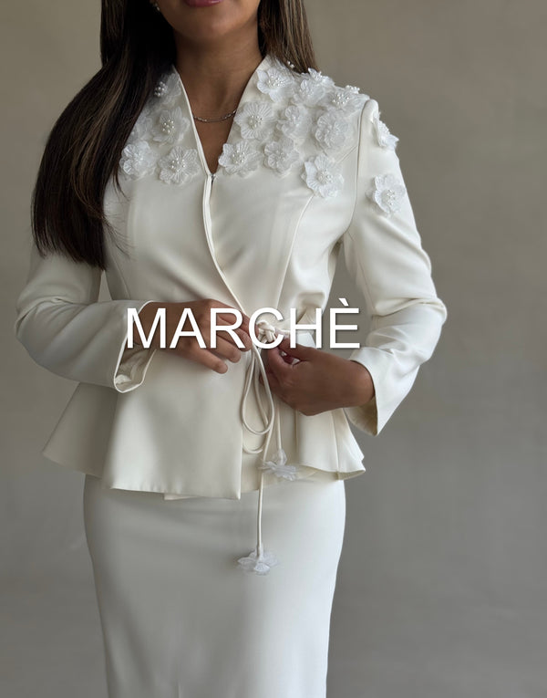 SET TAILORED BLAZER + SKIRT