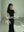 METALLIC BUTTON KNIT DRESS