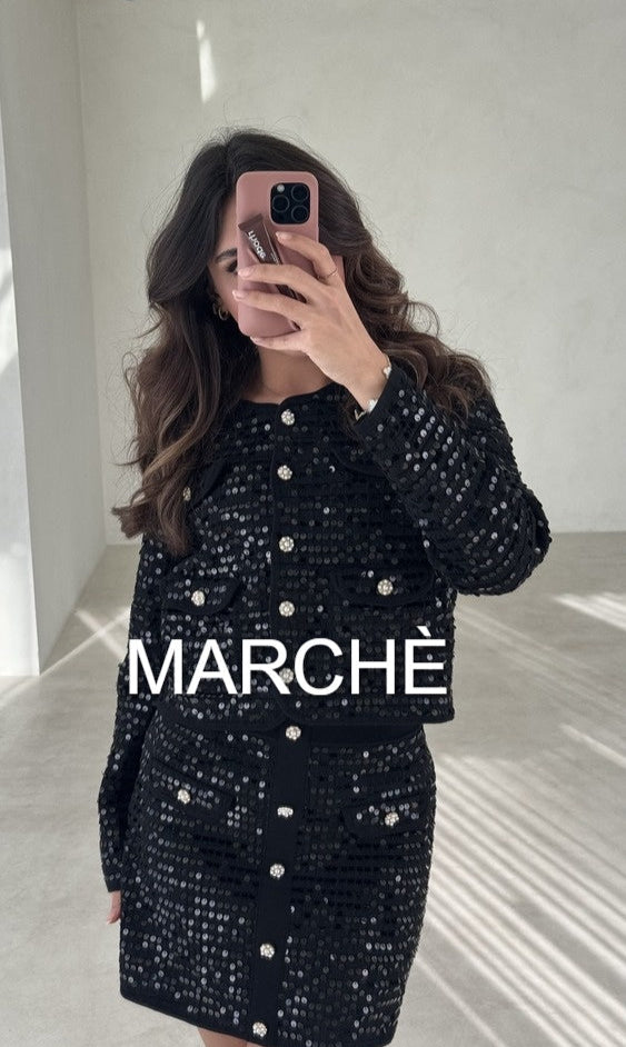2 SET CARDIGAN JACKET + SKIRT