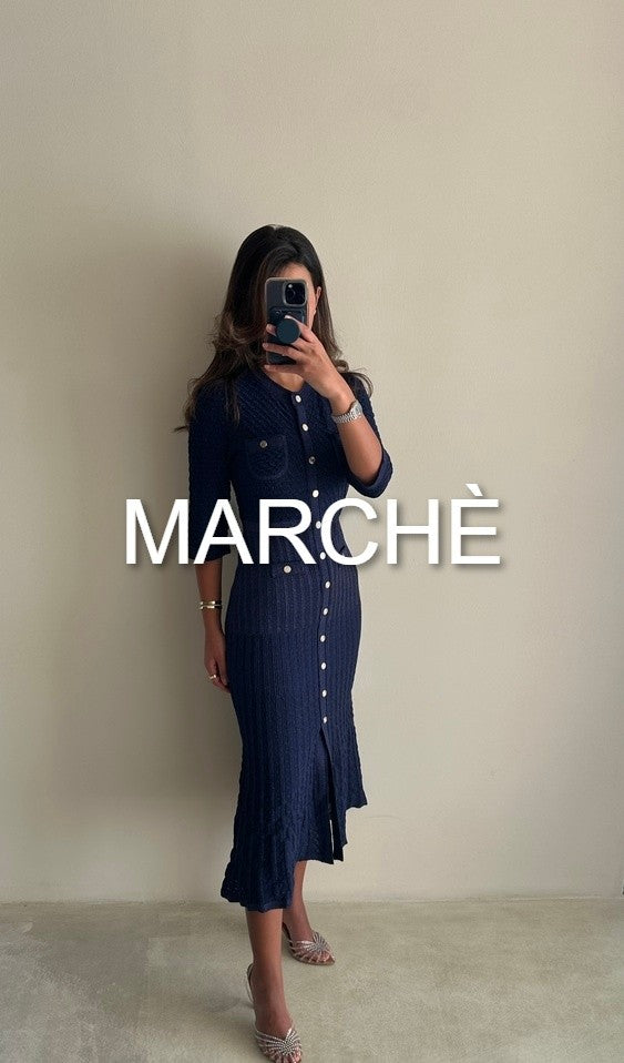 SHOWING HALLOW KNIT DRESS