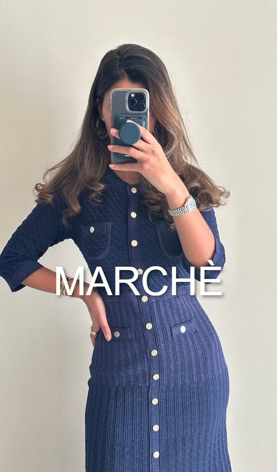 SHOWING HALLOW KNIT DRESS
