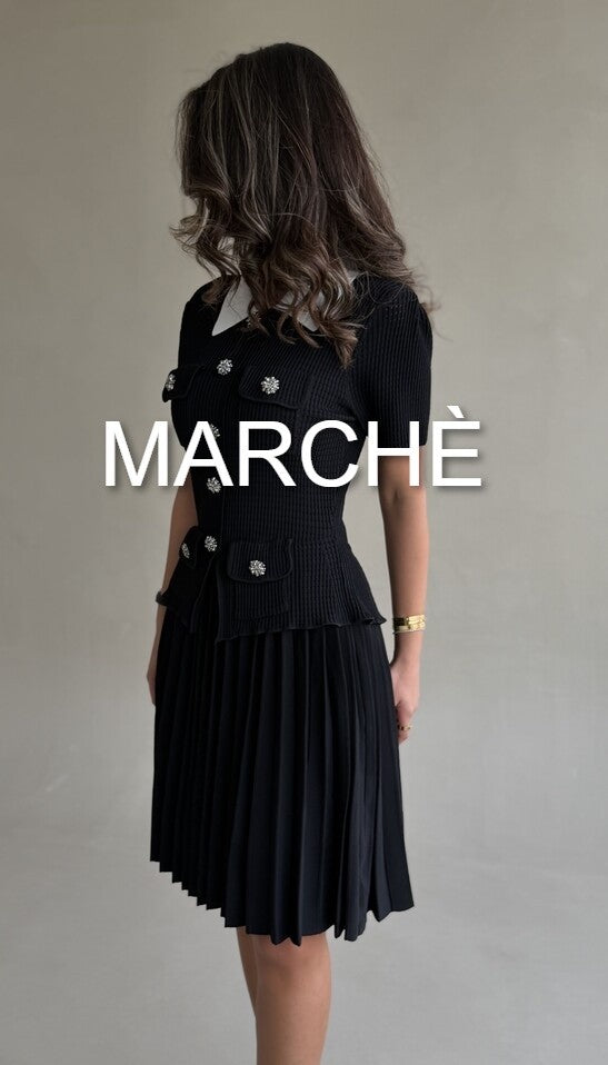 KNITTED KNEE LENGTH DRESS