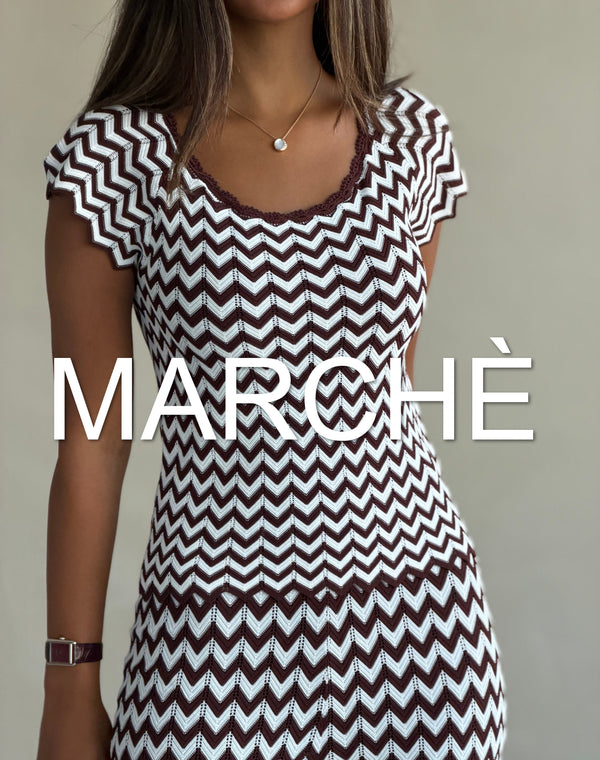 PATTERN WAVE KNIT TOP + PANTS