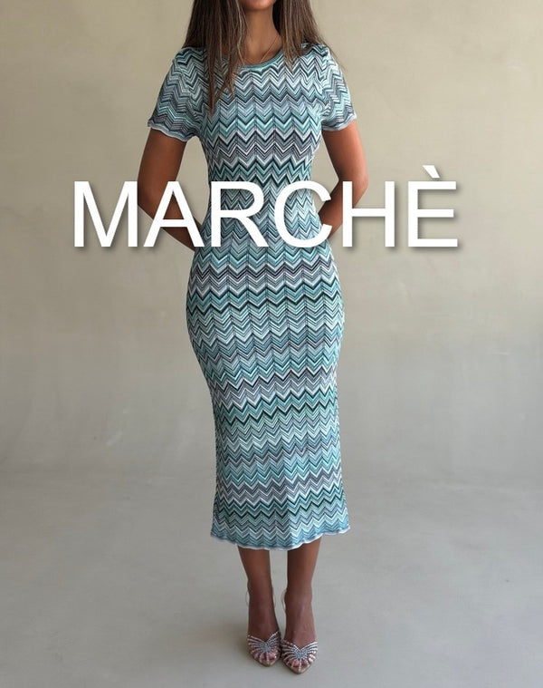 SHORT SLEEVE NEW ARRIVAL STRIPE WAVY
