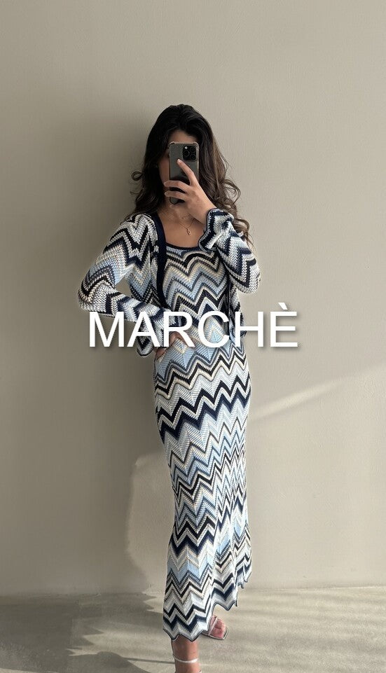 FAMOUS ZIGZAG CARDIGAN +DRESS