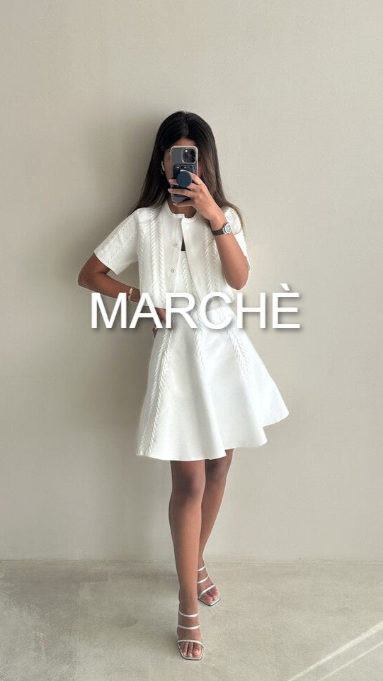 KNIT CARDIGAN +STRAP DRESS