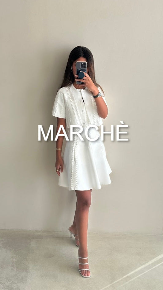 KNIT CARDIGAN +STRAP DRESS