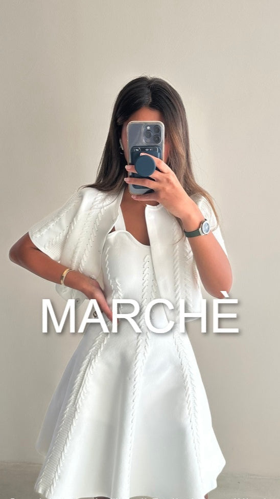KNIT CARDIGAN +STRAP DRESS
