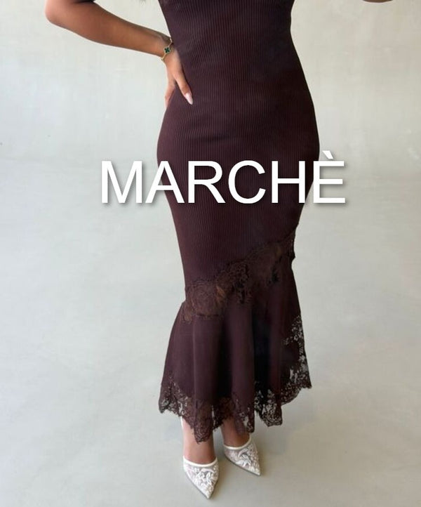 LACE PATCHWORK DRESS