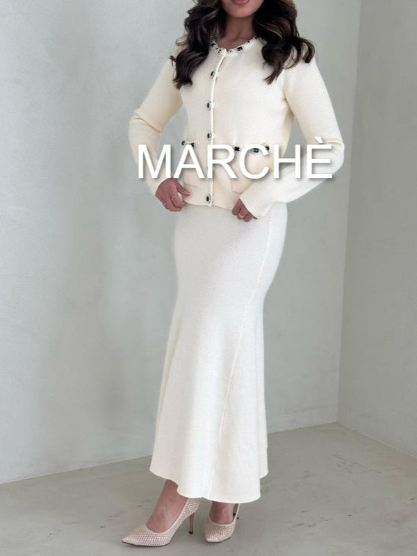 2 SET STRETCHY POCKET W/ LONG SKIRT