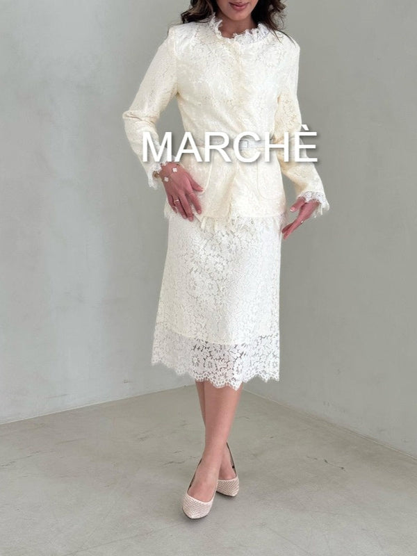 2 SET LACE RUFFLES  GARTIRIZED SKIRT