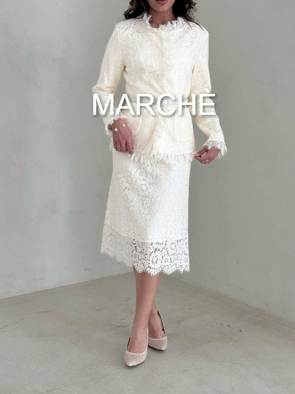 2 SET LACE RUFFLES  GARTIRIZED SKIRT
