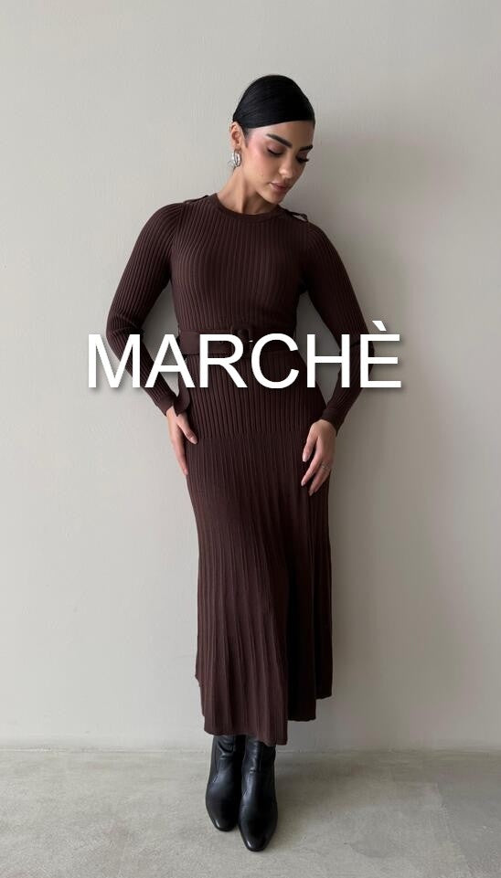 BELTED SIMPLE WINTER DRESS