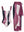 ASYMMETRIC STRIPED BIKINI SETS SWIMSUIT  WITH CONTRAST COVER UP