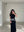 METALLIC BUTTON KNIT DRESS