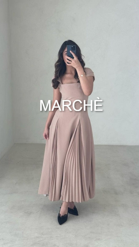 SHIRRING SOLID COLOR PATCHWORK