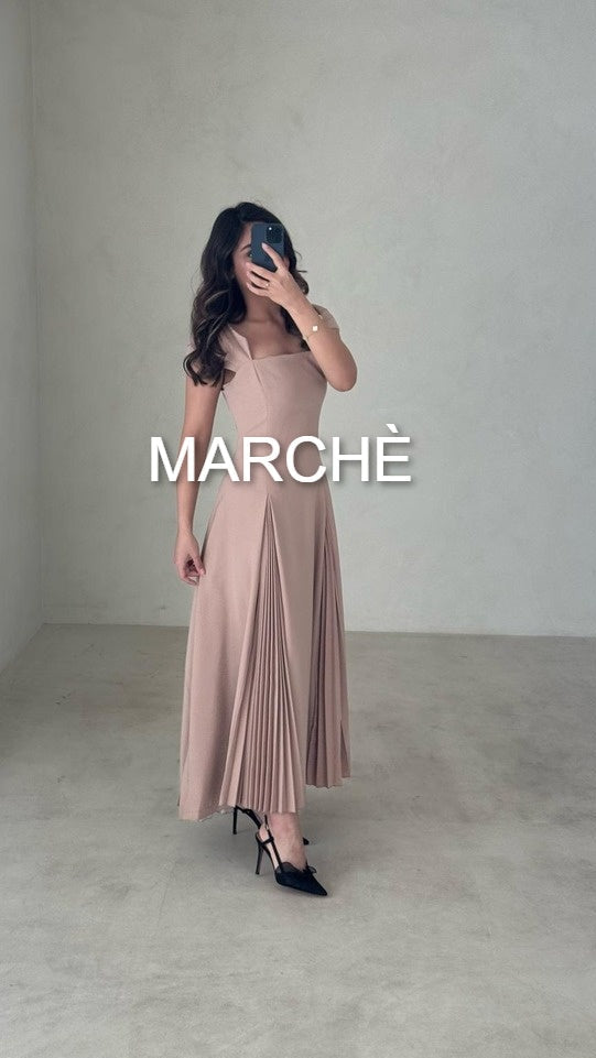 SHIRRING SOLID COLOR PATCHWORK