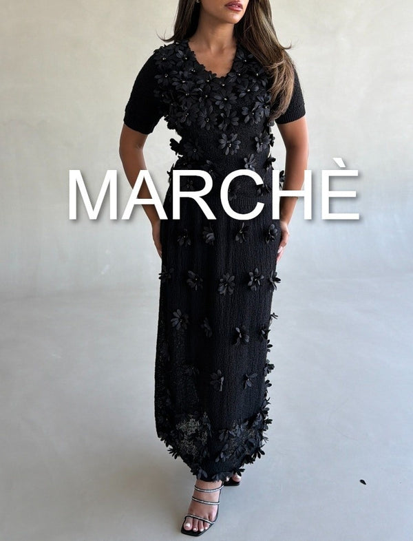 3D FLOWER TOP+SKIRT