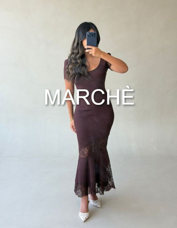 LACE PATCHWORK DRESS