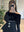 2 Pcs Set Slash Neck Rhinestone Skirt Suit