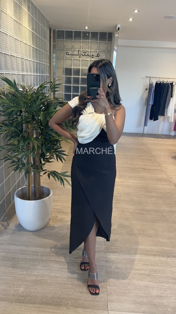 ONE SHOULDER MINI PARTY DRESS