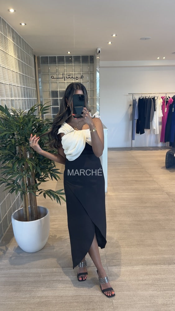 ONE SHOULDER MINI PARTY DRESS