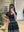 Black Jacquard High-end Bandage Dress