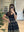 Black Jacquard High-end Bandage Dress