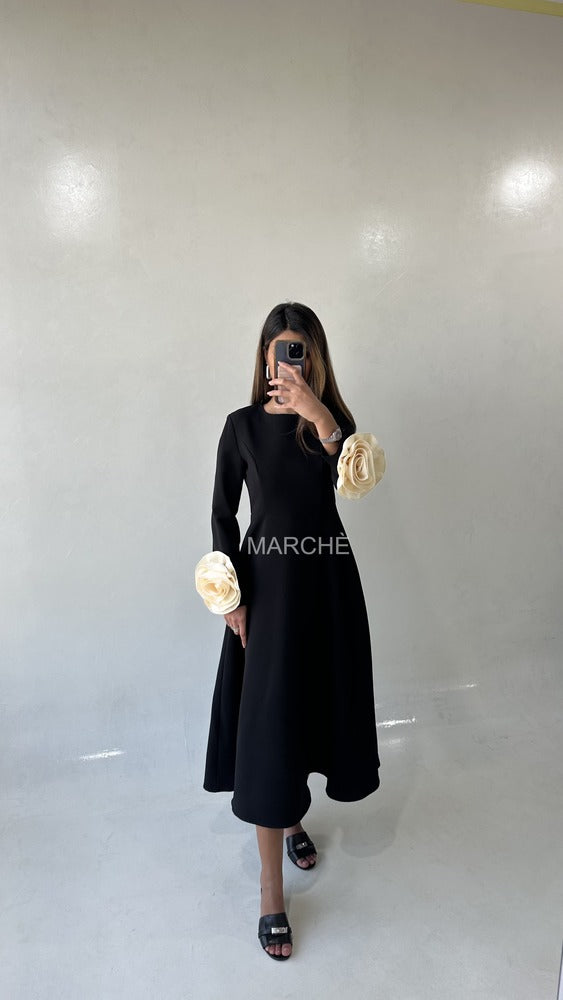 O-Neck Long Sleeve High Waist Patchwork