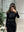 Evening Dress O-neck Long Sleeve Zipper Pleated