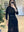 Black Dress Knitting Spliced Mesh Ruffles