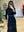 Black Dress Knitting Spliced Mesh Ruffles